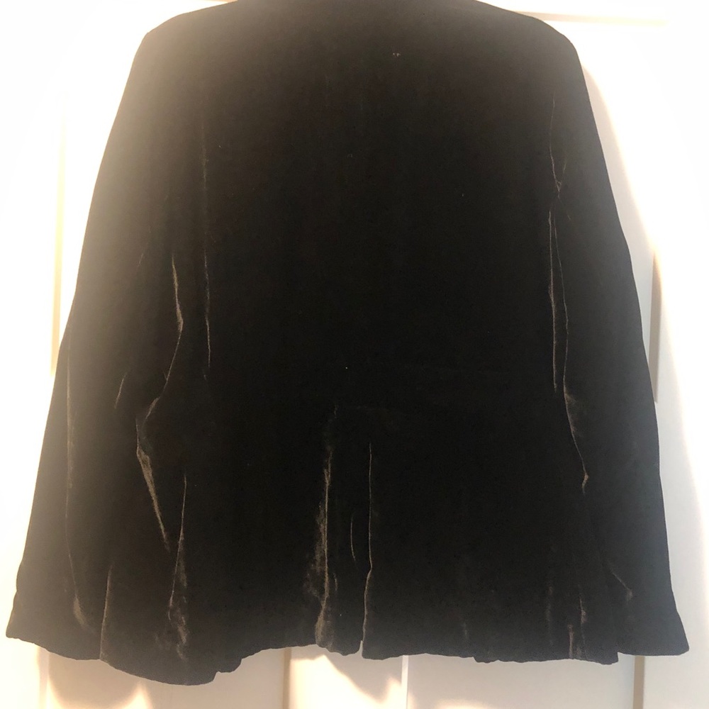 Black Velvet Jacket - Picture 2 of 2